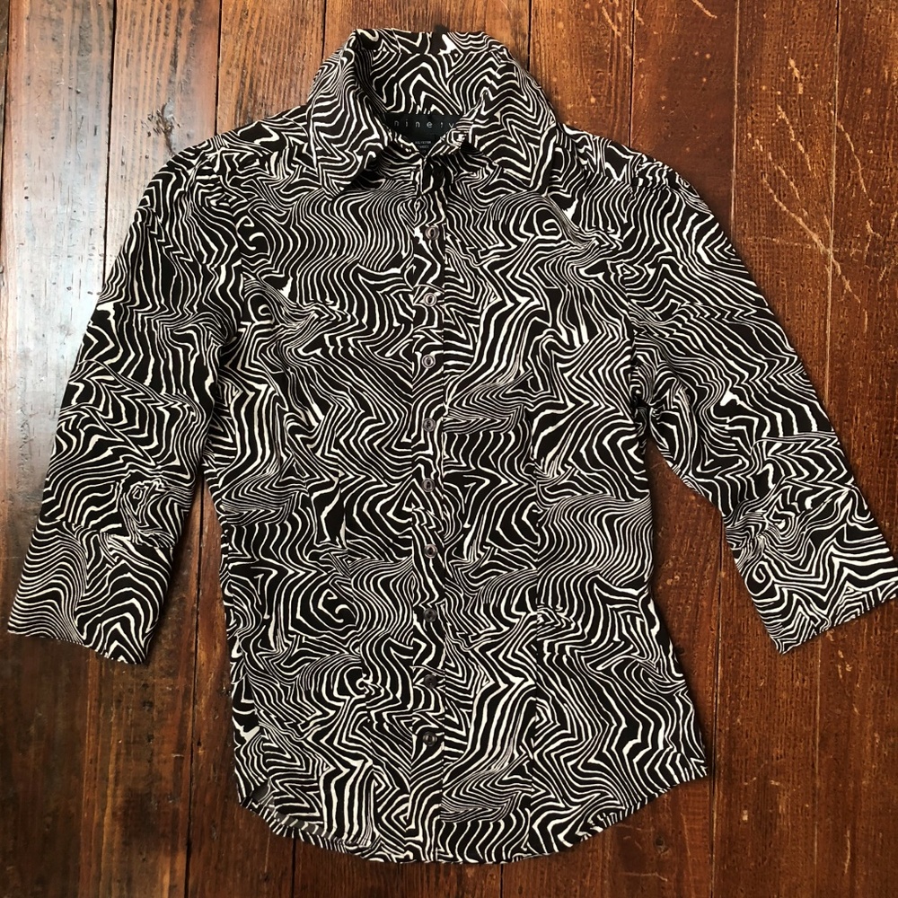 ninety 3/4 length Sleeve Blouse
